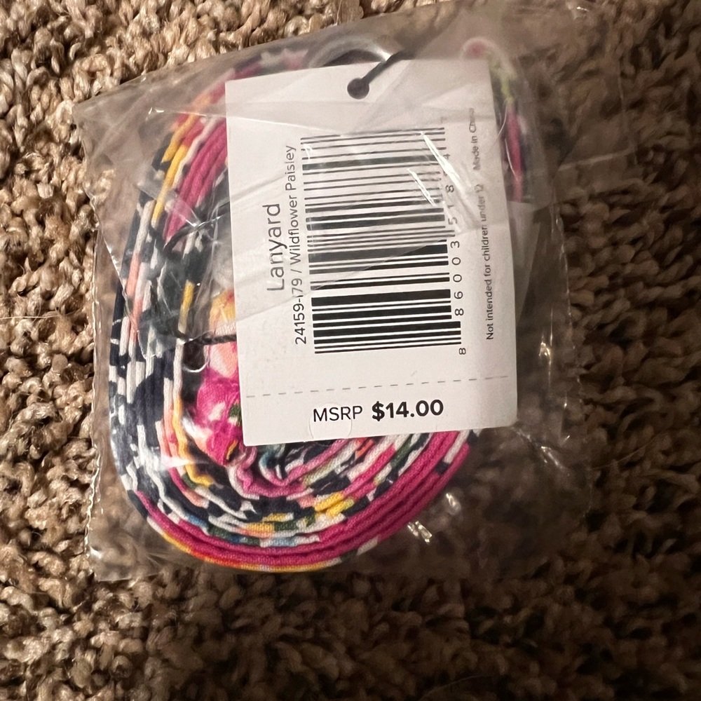 Vera Bradley lanyard